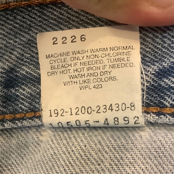 Vtg Levi’s 505 Slim Fit Boyfriend Jeans -9 - Picture 15 of 15